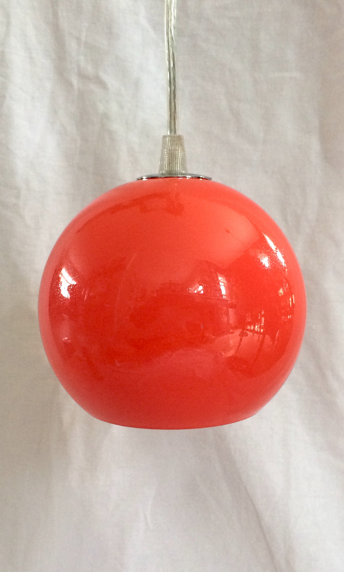 Frandsen Ball Lampe Pendel Orange Glas Belysning Igen Brugsen